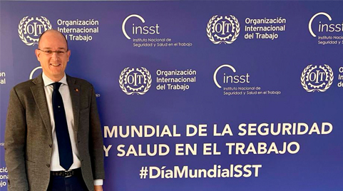 Valorian asiste a la jornada de conmemoración del Día Mundial de la Seguridad y Salud en el Trabajo organizada por el INSST y la Oﬁcina de la OIT en España