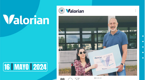Valorian entrega un cheque solidario a la Asociación Esclerosis Múltiple Sueños Compartidos en Córdoba