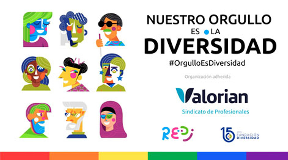 Valorian se suma a la campaña «Nuestro Orgullo es la Diversidad»