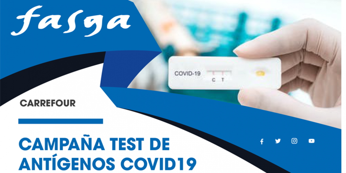 CAMPAÑA TEST DE ANTÍGENOS COVID19 EN CARREFOUR