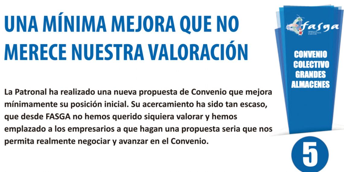 Convenio Colectivo Grandes Almacenes: Una mínima mejora que no merece nuestra valoración