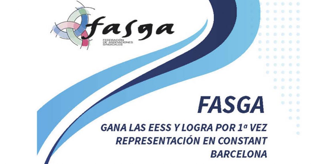 FASGA gana las EESS y logra por primera vez representación en Constant Barcelona