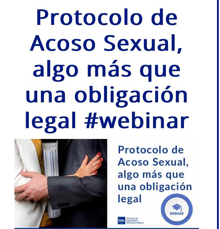 Valorian participa en el webinar “Protocolo de acoso sexual, algo más que una obligación legal” organizado por el Instituto de Seguridad y Bienestar Laboral