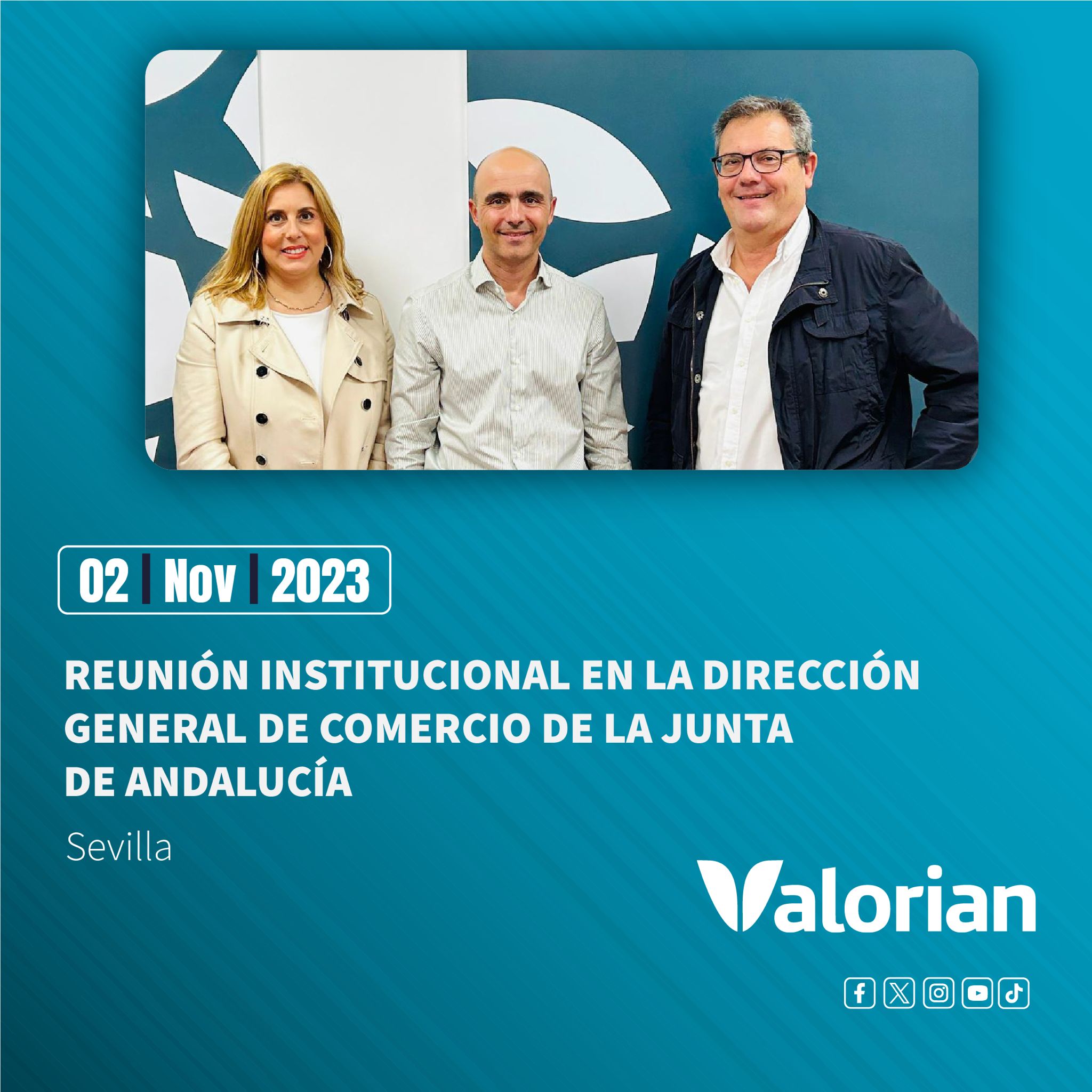 Reunión institucional en la Dirección General de Comercio de la Junta de Andalucía