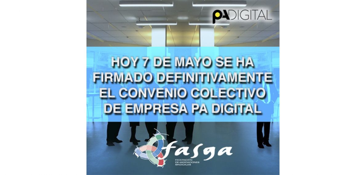 Firmado el Convenio Colectivo de PA Digital