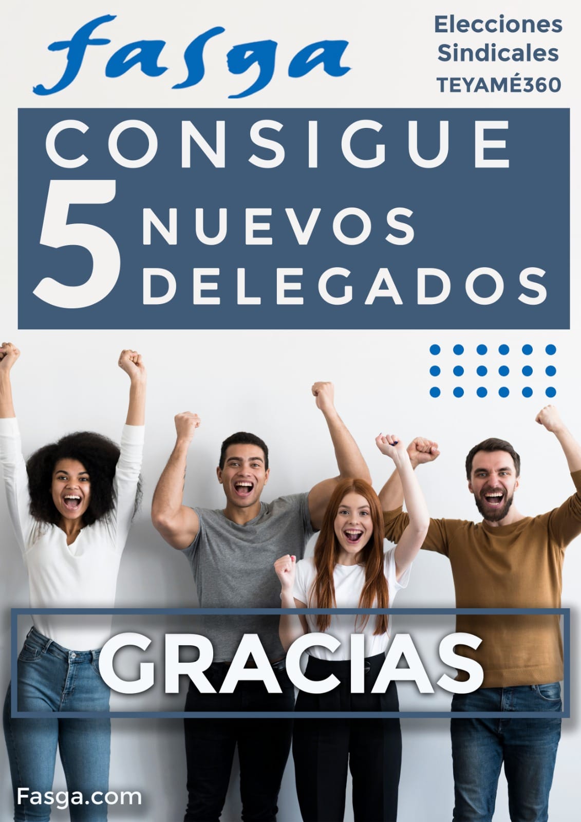 Fasga consigue 5 nuevos delegados en las EESS de TEYAMÉ360 en Madrid