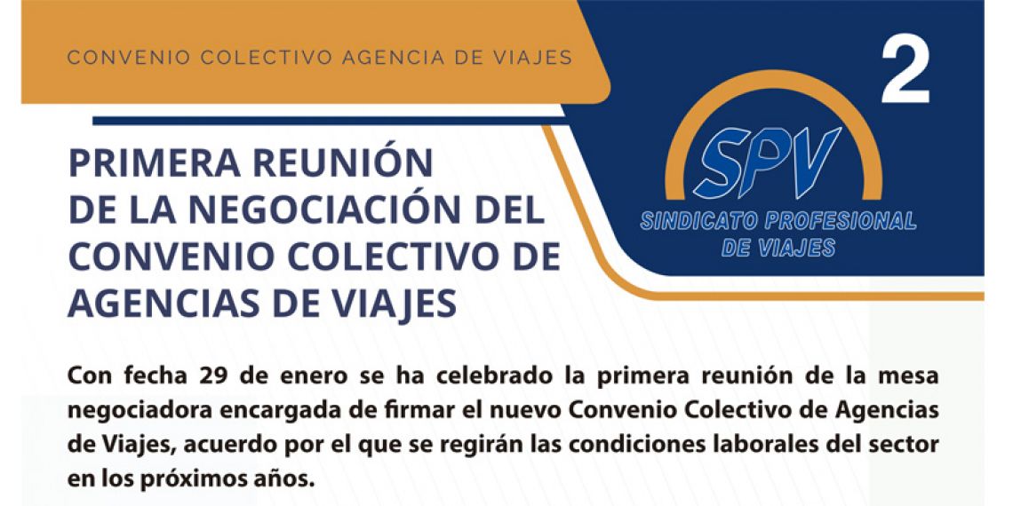 Primera reunión de la negociación del Convenio Colectivo de Agencias de Viajes