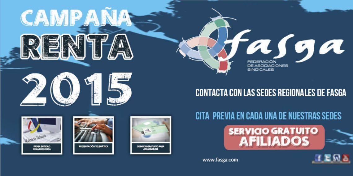 Nuevo éxito de FASGA en la presentación de la campaña de la Renta 2015 de sus afiliados
