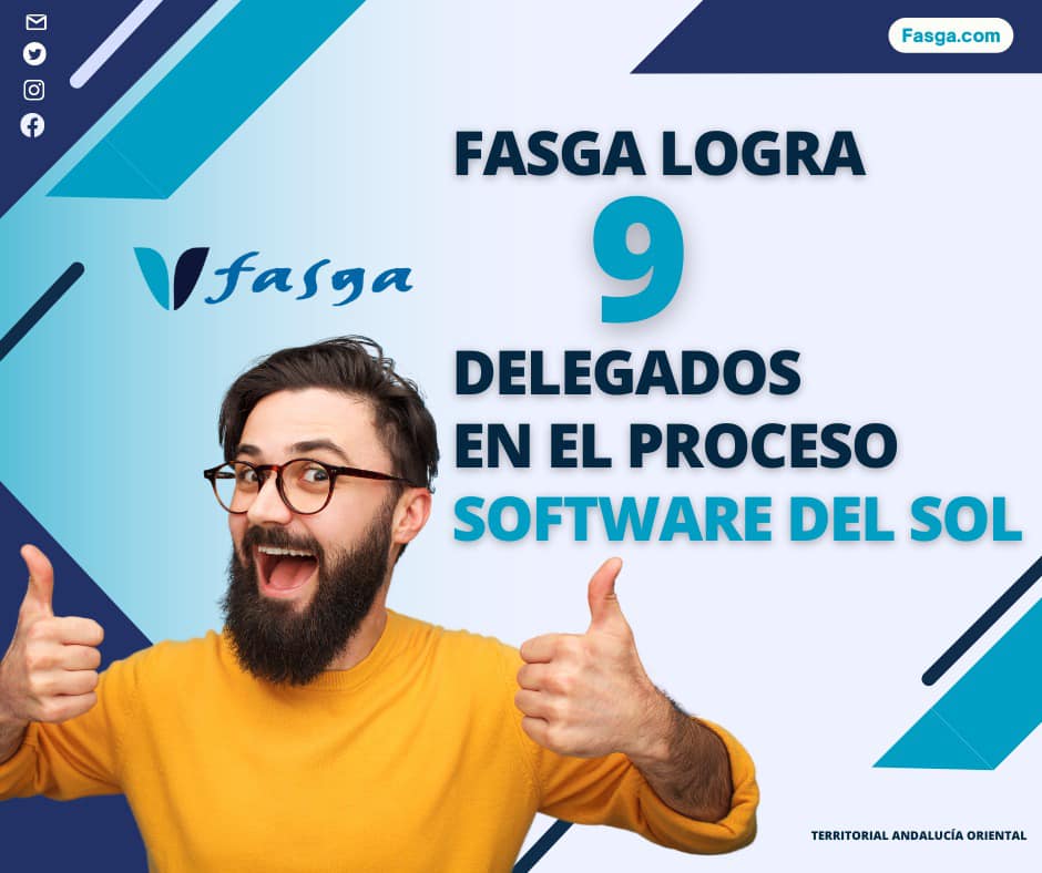 Fasga obtiene los 9 delegados en Software Delsol