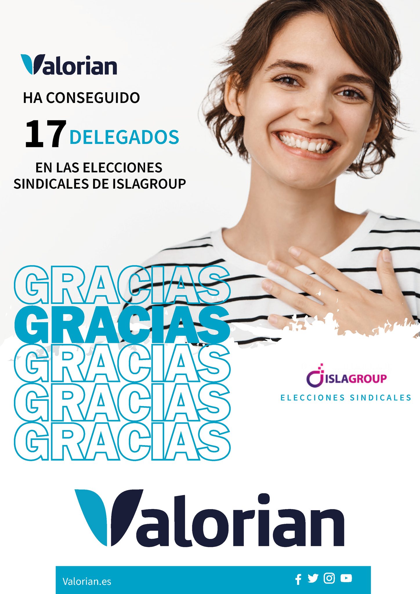 Valorian obtiene 17 delegados en las Elecciones Sindicales de Islagroup en Tenerife