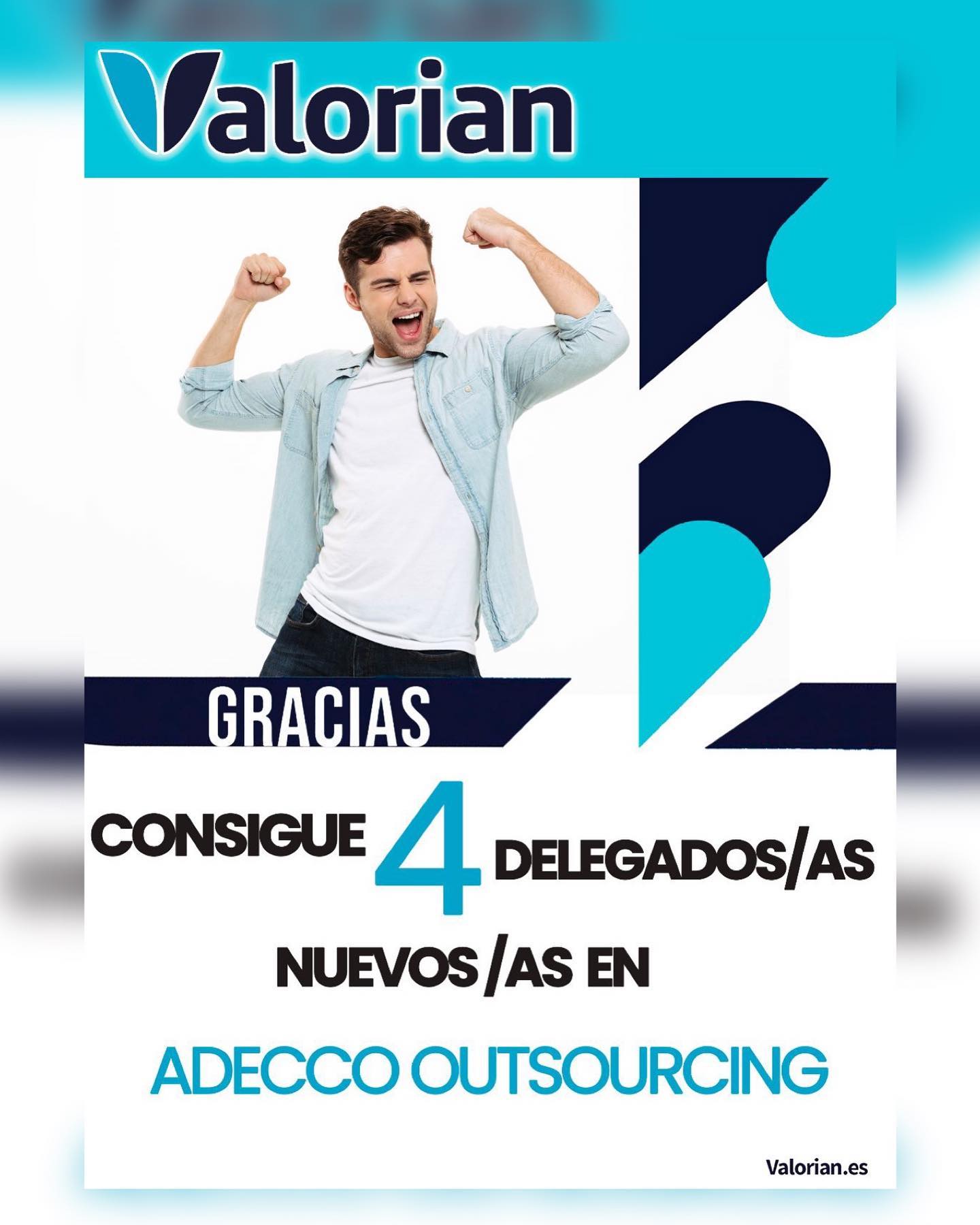 Valorian consigue 4 nuevos/as delegados/as en Adecco Outsourcing