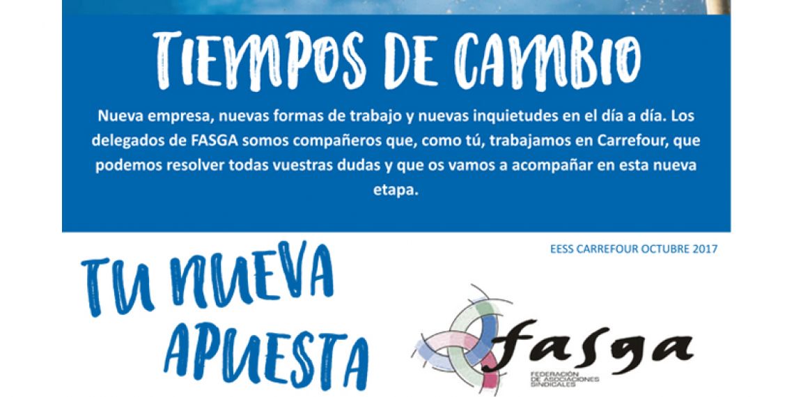 Primer cartel elecciones sindicales Carrefour 27 octubre 2017