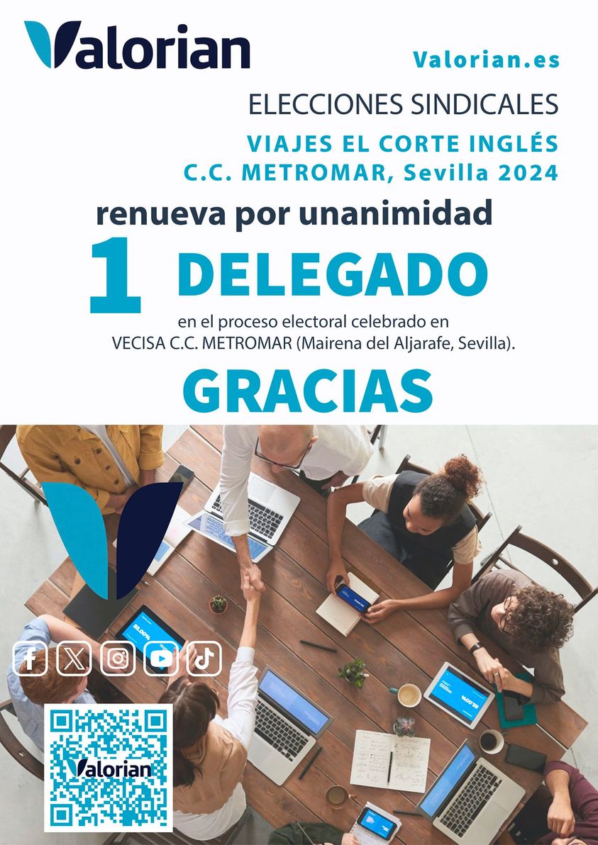 Valorian renueva el delegado de personal en VECISA, Mairena del Aljarafe, Sevilla