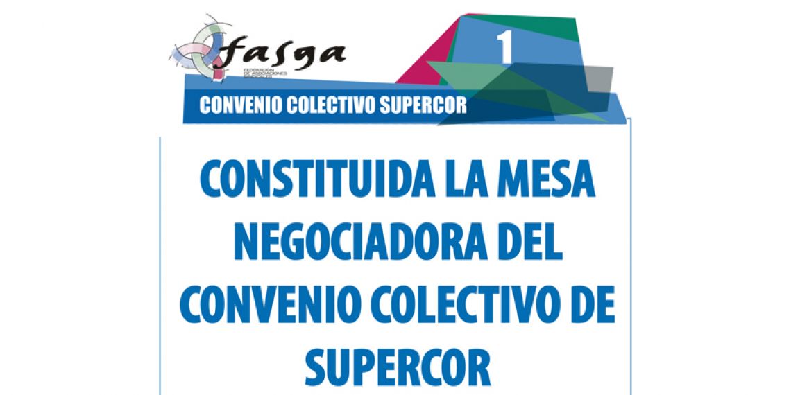 Constituida la Mesa Negociadora del Convenio Colectivo de Supercor
