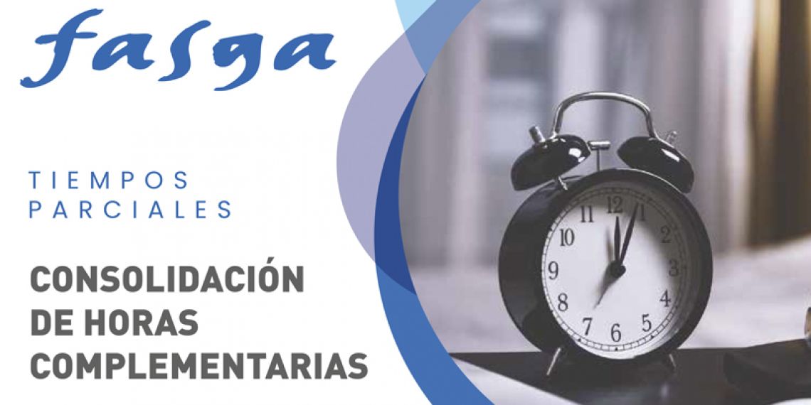 GRANDES ALMACENES: Tiempos parciales, Consolidación de horas Complementarias