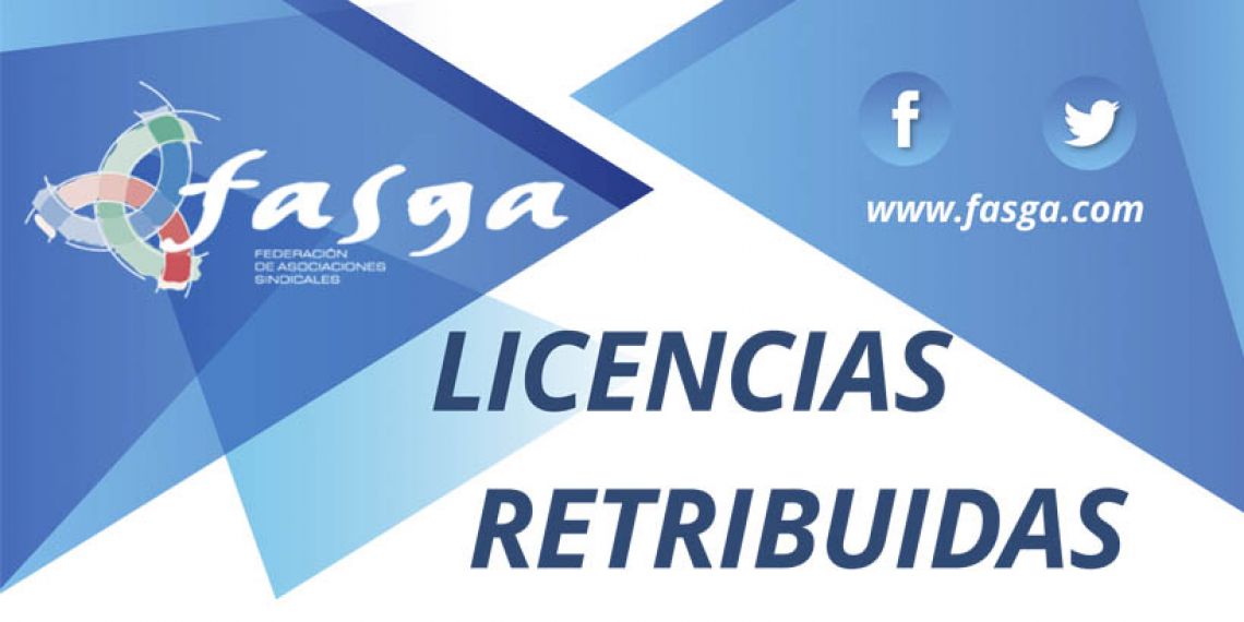 Hoja informativa sobre licencias retribuidas
