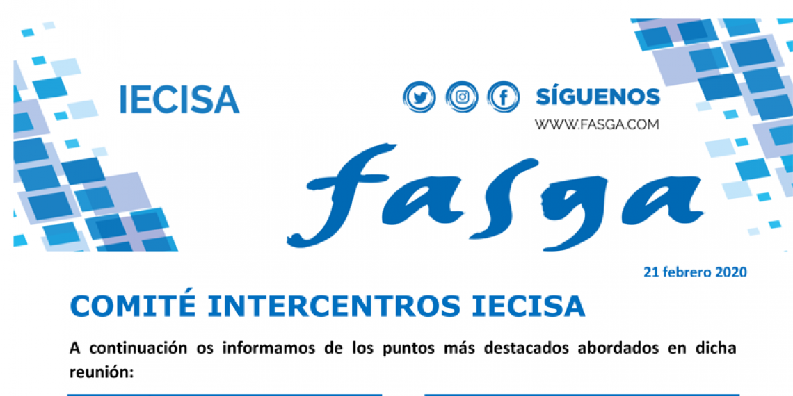 Hoja informativa del Comité Intercentros de IECISA 21 de febrero