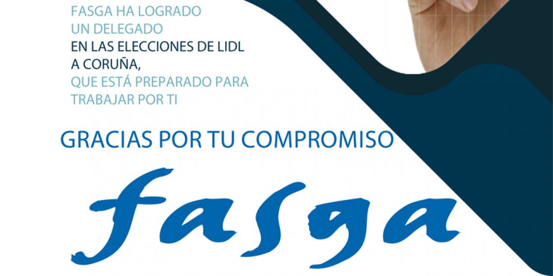 FASGA logra por primera vez representación en el Comité de Empresa de LIDL A Coruña