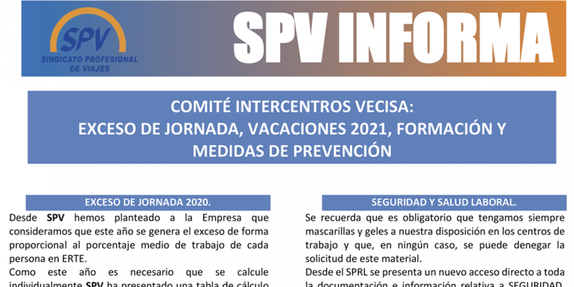 COMITÉ INTERCENTROS VECISA