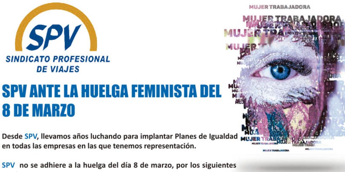 SPV ante la huelga feminista del 8 de marzo
