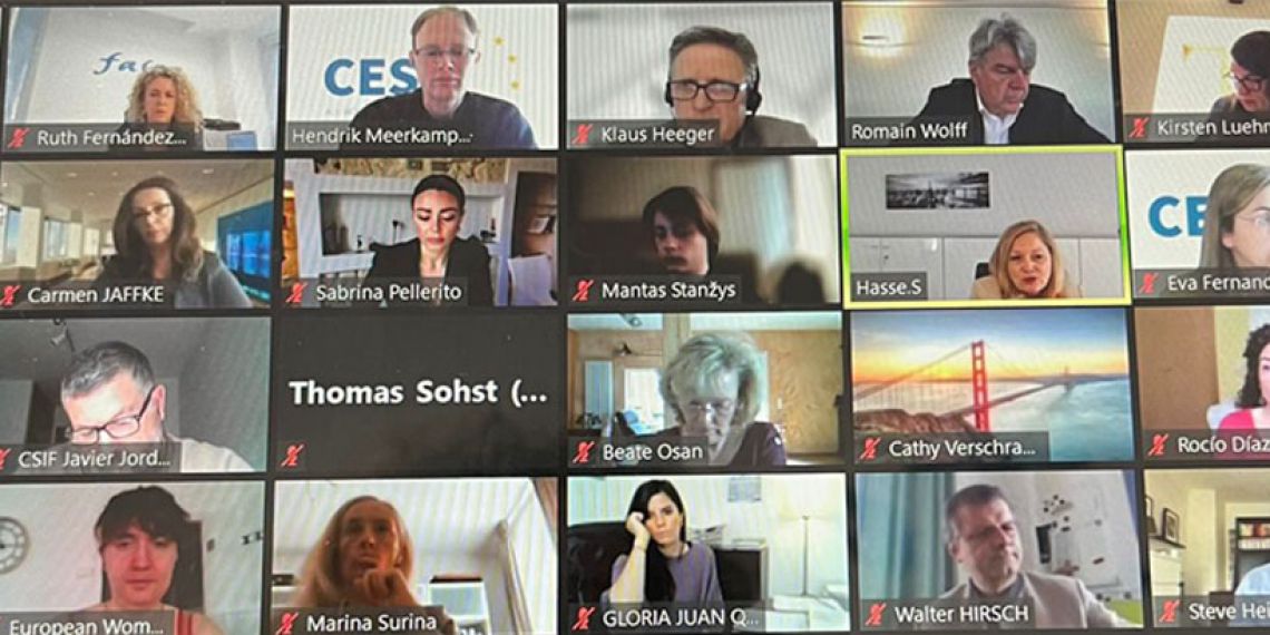 FASGA PARTICIPA EN UNA REUNIÓN DE CESI DE LA COMISIÓN DE EMPLEO Y ASUNTOS SOCIALES (SOC) Y DE LA COMISIÓN FEMM SOBRE LOS DERECHOS DE LA MUJER E IGUALDAD DE GÉNERO