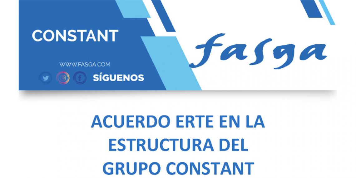 ACUERDO ERTE EN LA ESTRUCTURA DEL GRUPO CONSTANT