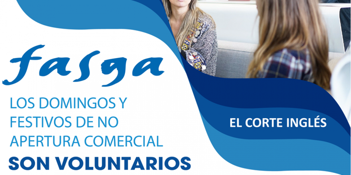 EL CORTE INGLÉS: LOS DOMINGOS Y FESTIVOS DE NO APERTURA COMERCIAL SON VOLUNTARIOS