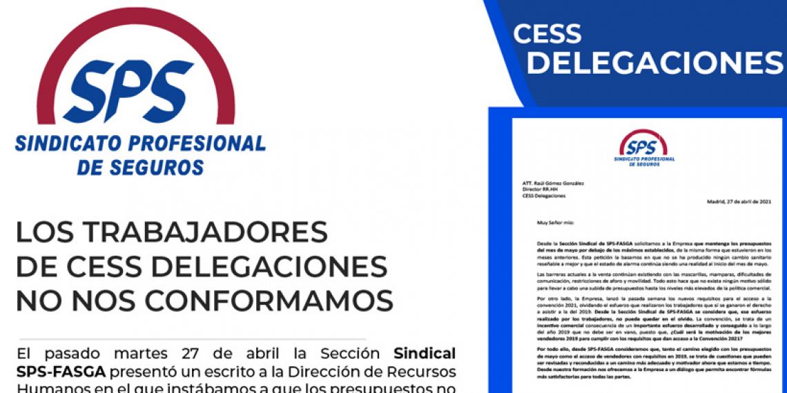 LOS TRABAJADORES DE CESS DELEGACIONES NO NOS CONFORMAMOS