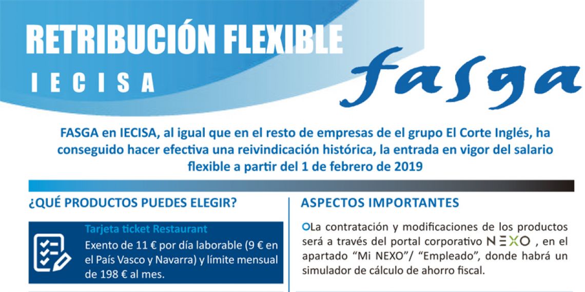 COMITÉ INTERCENTROS IECISA: RETRIBUCIÓN FLEXIBLE