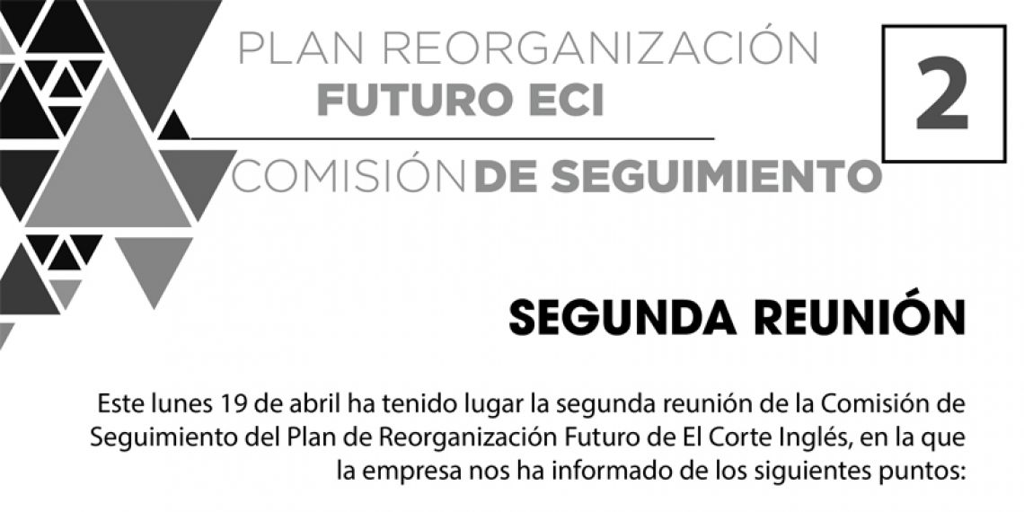 PLAN REORGANIZACIÓN FUTURO ECI COMISIÓN DE SEGUIMIENTO SEGUNDA REUNIÓN
