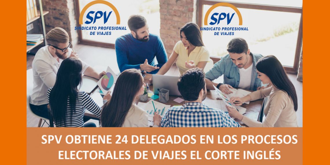 SPV  obtiene 24 delegados en los procesos electorales de Viajes El Corte Inglés