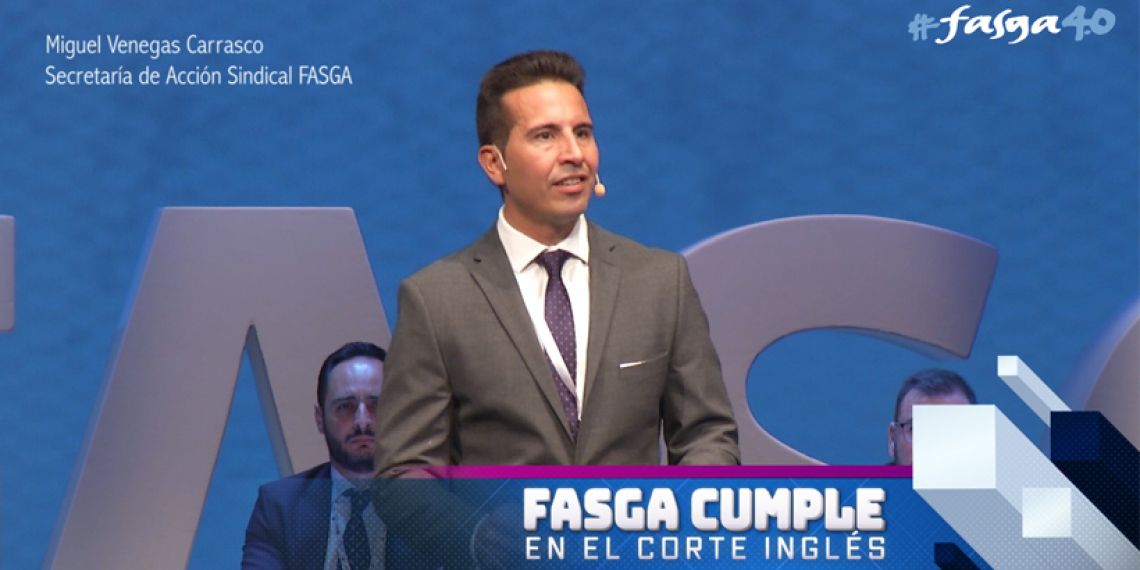 FASGA CUMPLE  EN EL CORTE INGLÉS