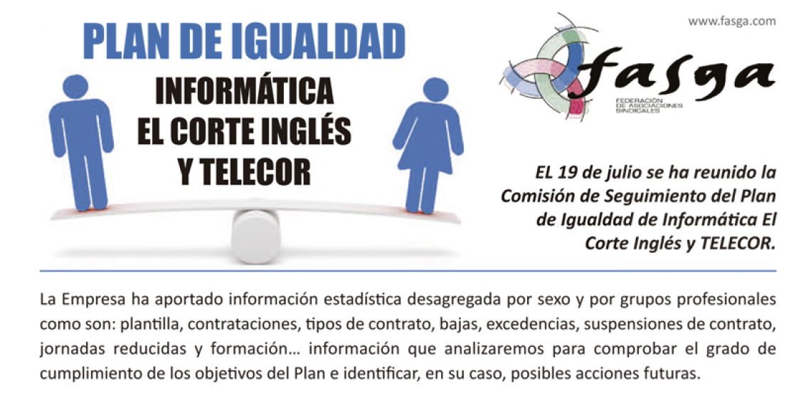 Plan de Igualdad Informática El Corte Inglés y Telecor