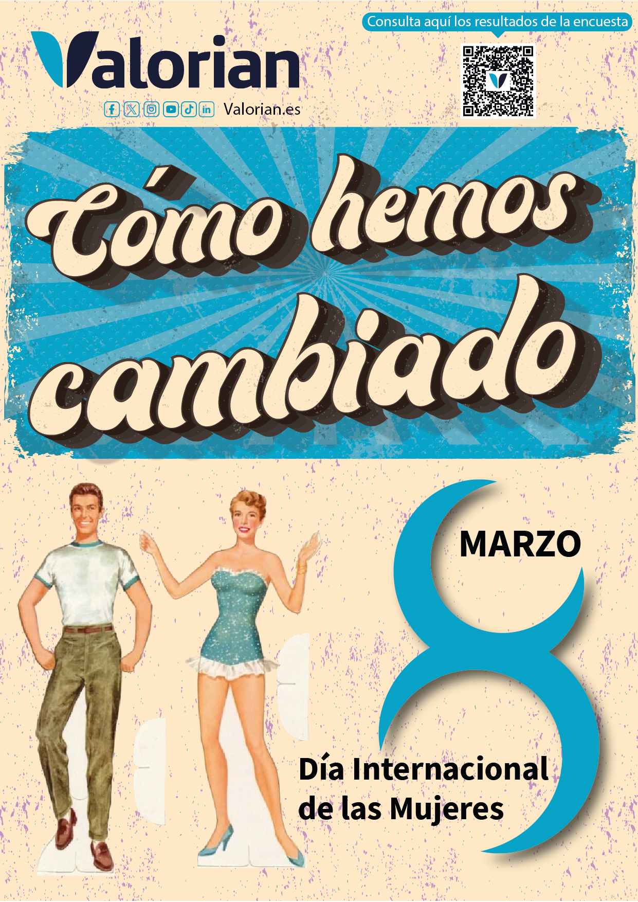 Encuesta Valorian 8M Día Internacional de las Mujeres