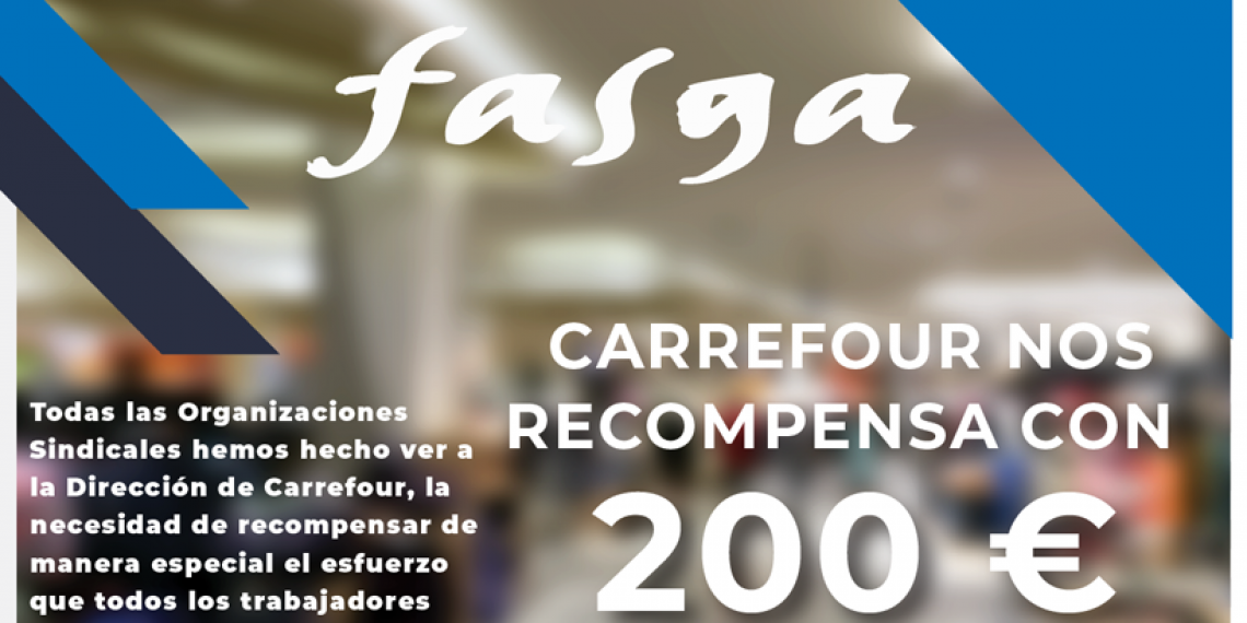 CARREFOUR NOS RECOMPENSA CON 200 €
