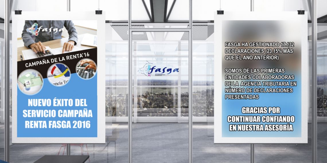 Nuevo éxito de FASGA en la presentación de la campaña de la Renta 2016 de sus afiliados
