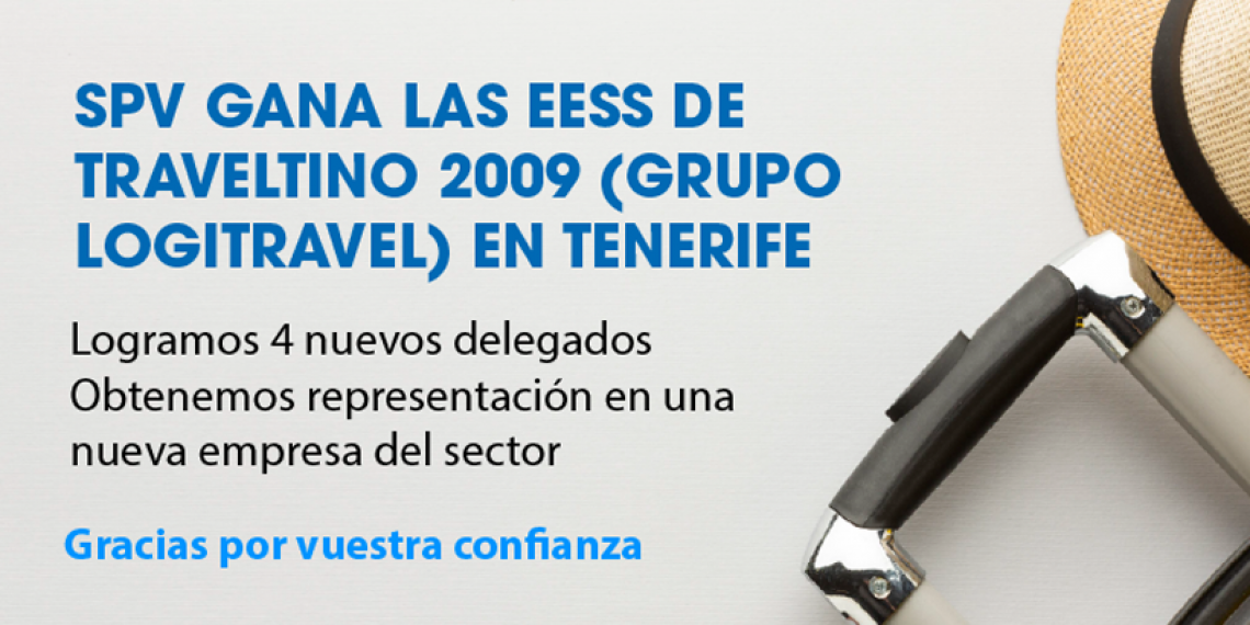 SPV GANA LAS EESS DE TRAVELTINO 2009 (GRUPO LOGITRAVEL) EN TENERIFE