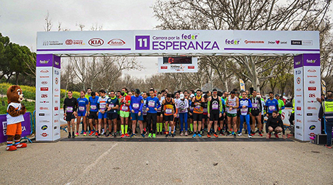 Fasga a través de fasgasocial inscribe a 433 participantes en XII carrera por la esperanza organizada por FEDER