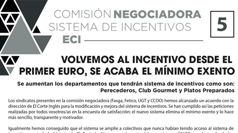 Volvemos al incentivo desde el primer euro, se acaba el mínimo exento