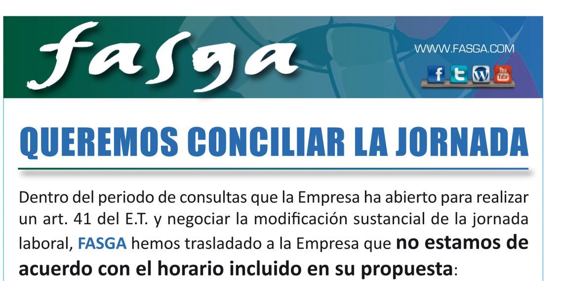Hoja informativa IECISA: Queremos conciliar la jornada