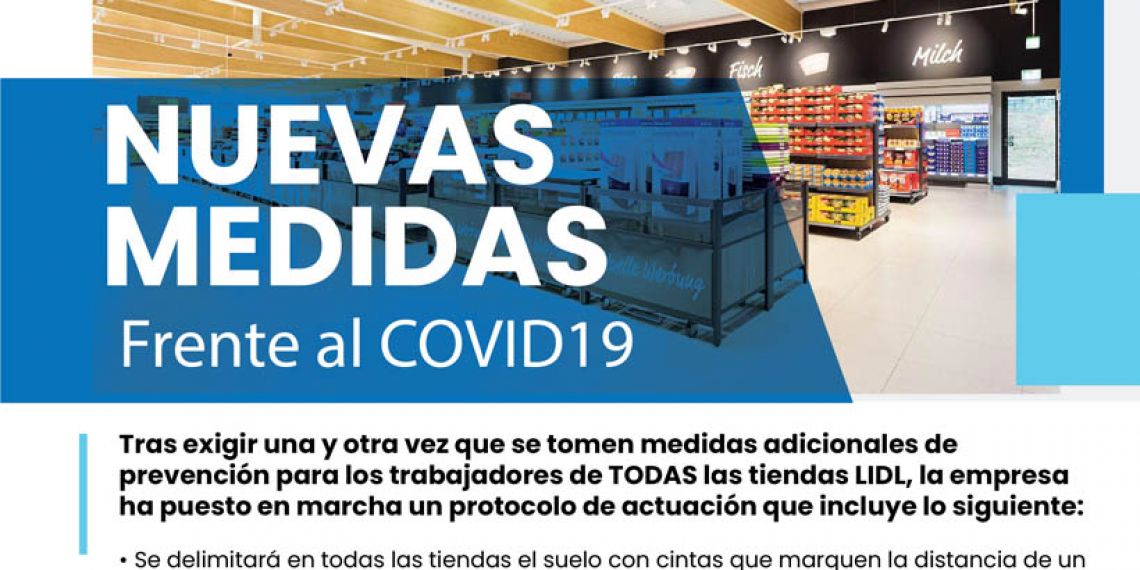 Nuevas medidas en LIDL frente al COVID 19