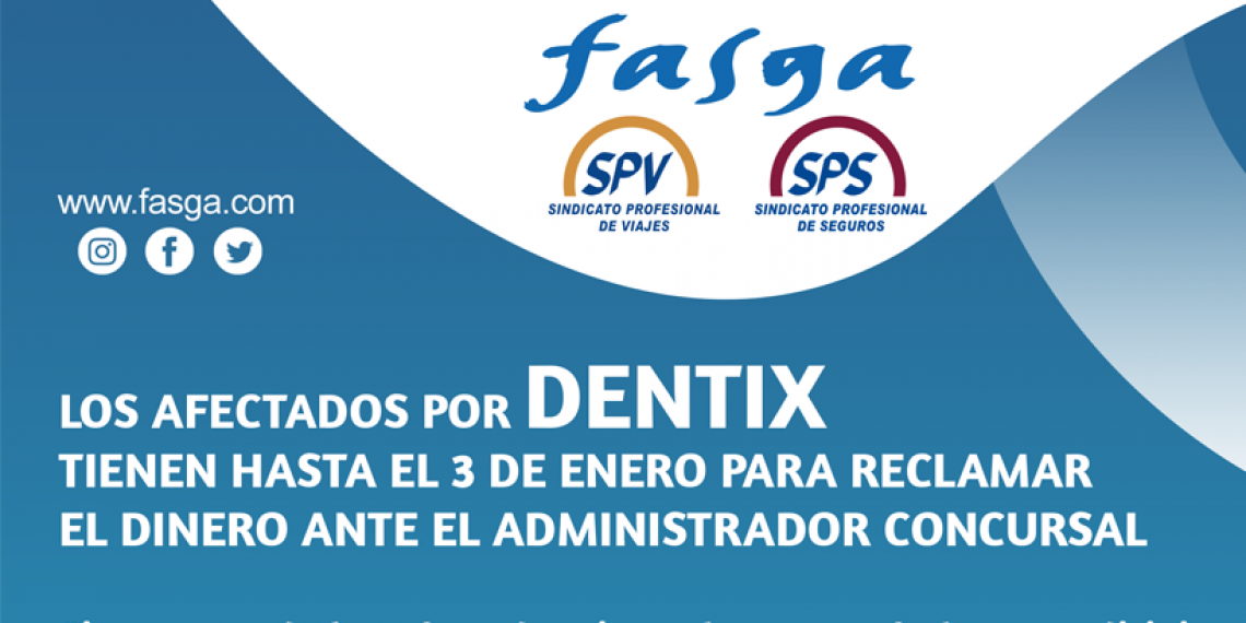 LOS AFECTADOS POR DENTIX TIENEN HASTA EL 3 DE ENERO PARA RECLAMAR EL DINERO ANTE EL ADMINISTRADOR CONCURSAL