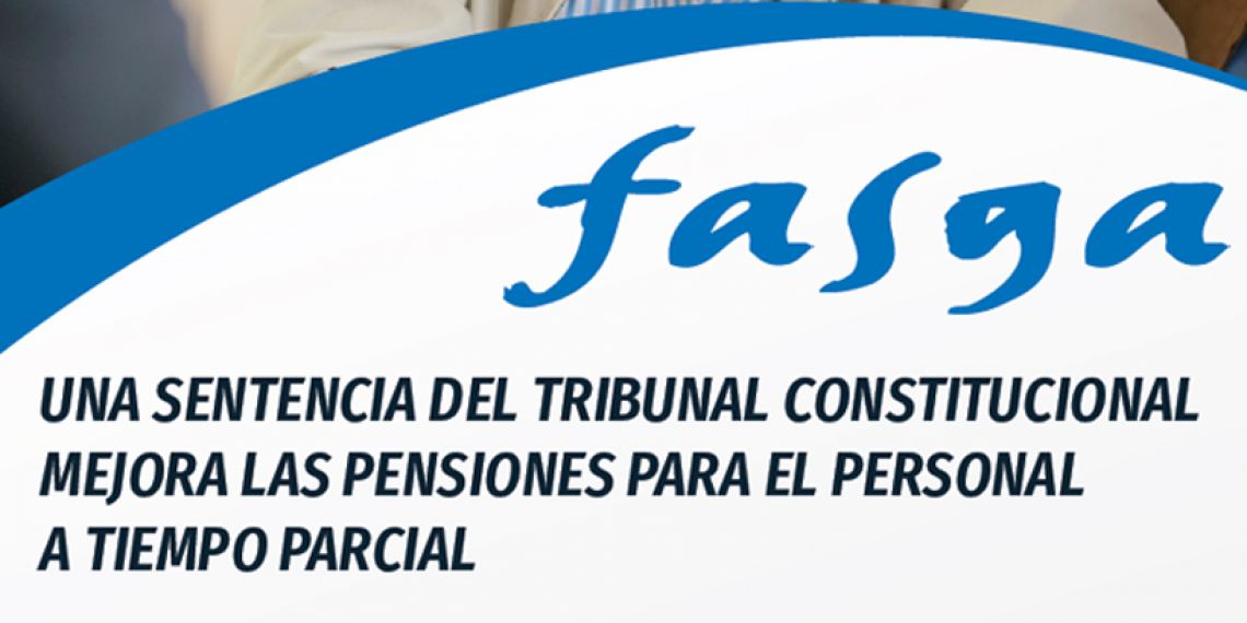 Una sentencia del Tribunal Constitucional mejora las pensiones para el personal a tiempo parcial