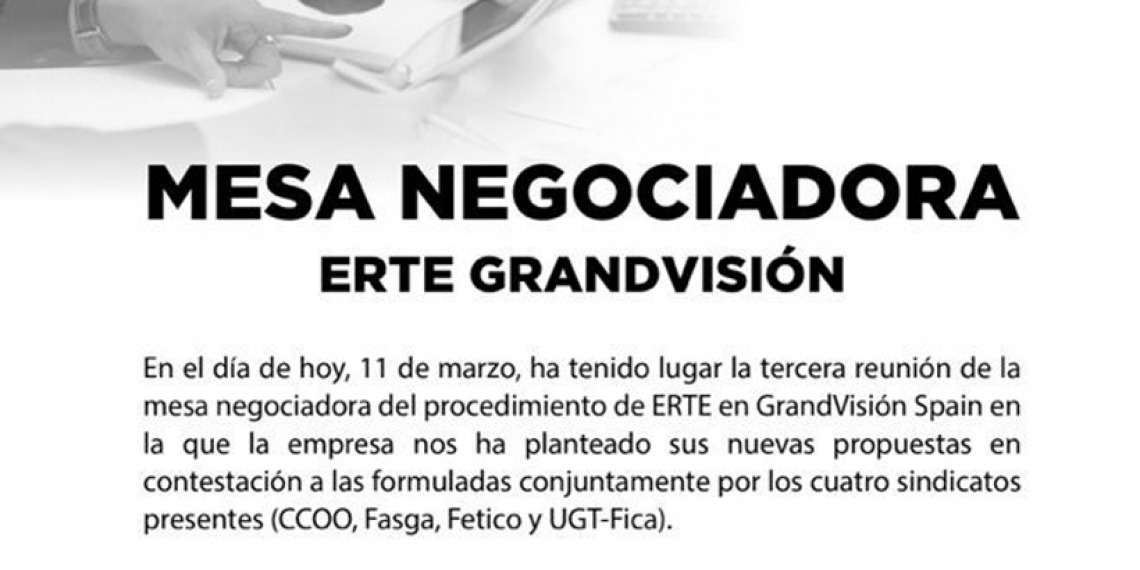 TERCERA REUNIÓN ERTE MESA NEGOCIADORA ERTE GRANDVISION