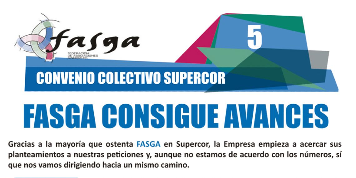 Convenio Colectivo Supercor: FASGA consigue avances