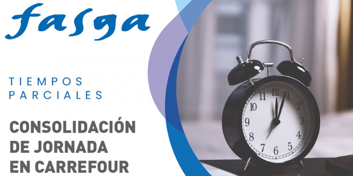 Tiempos parciales: Consolidación de jornada en Carrefour