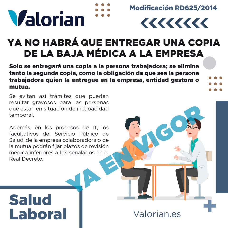 Detalles de la nueva gestión de los procesos de incapacidad temporal