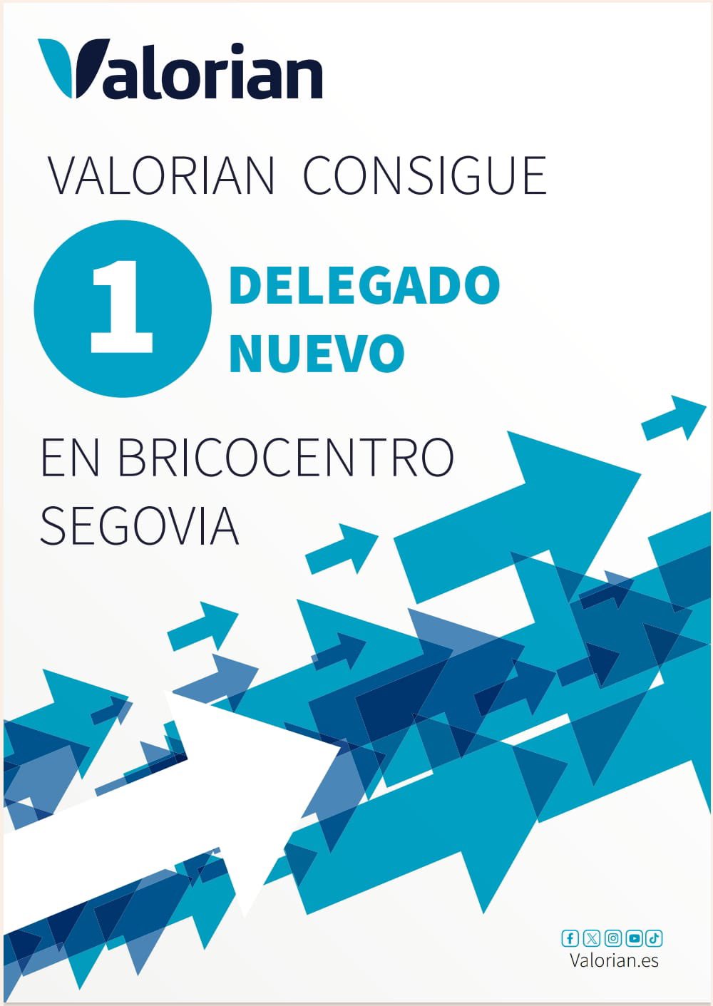 Valorian consigue un nuevo delegado en Bricocentro Segovia