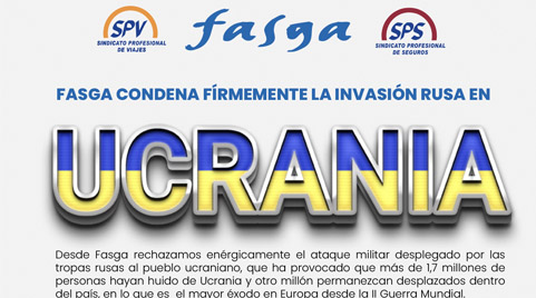 FASGA condena firmemente la invasión rusa en Ucrania