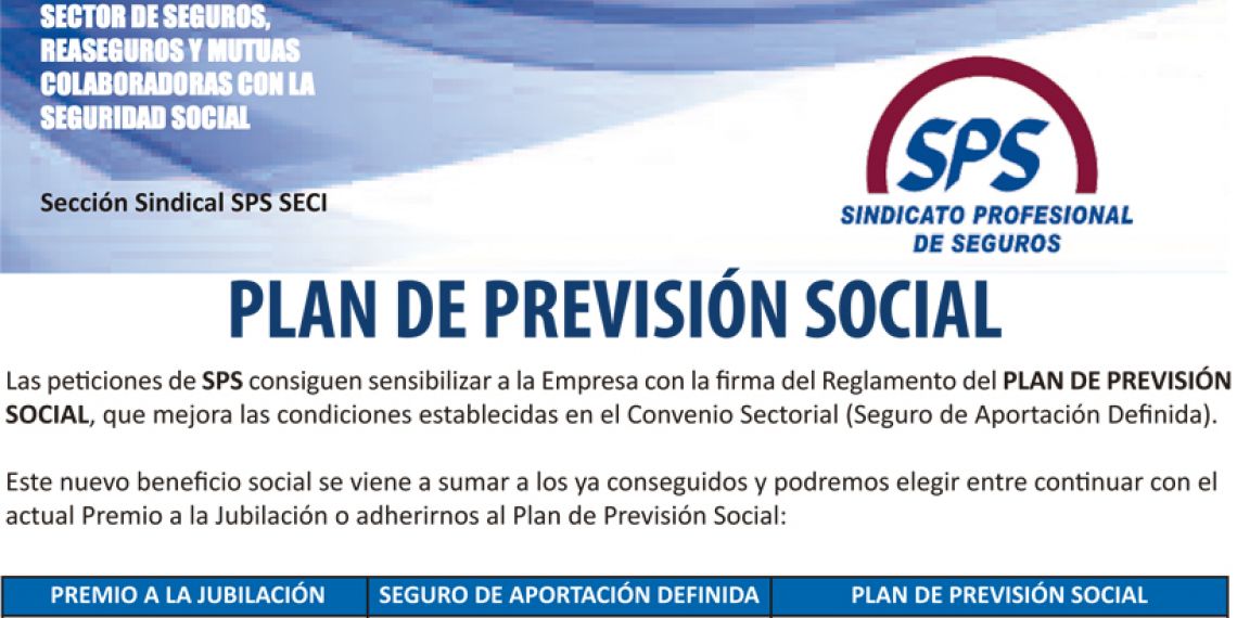 Plan de previsión social SECI